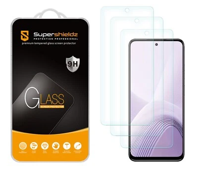 3X Supershieldz Tempered Glass Screen Protector for Motorola Moto G Power 2025