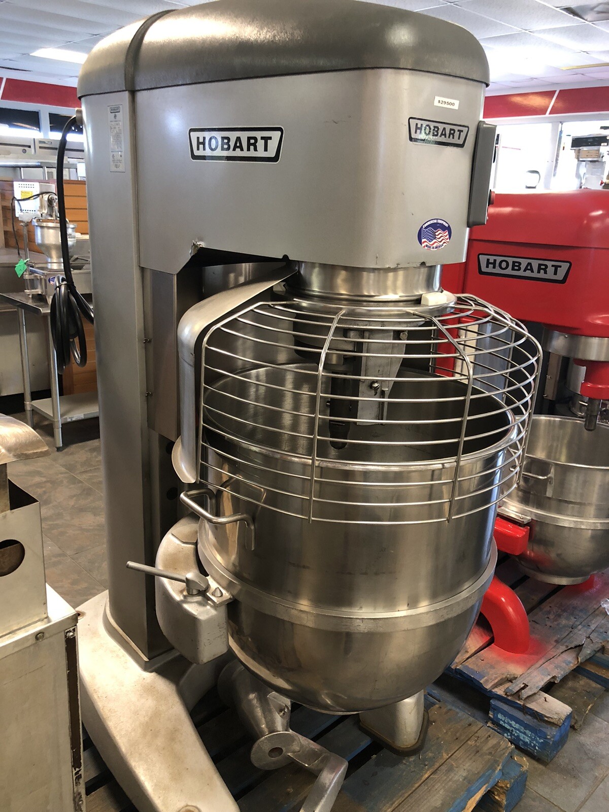 Hobart Legacy HL14001STD 140 Qt. Floor Mixer with Guard