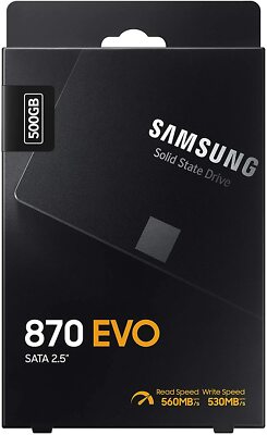 Samsung 870 EVO 500GB 2.5'' SATA III Solid State Drive SSD MZ-77E500B/AM NEW