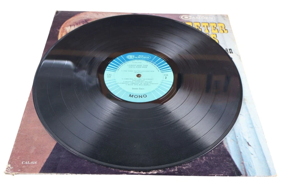 Skeeter Davis I Forgot More Than Youll Ever Know Vinyl 12" LP RCA Camden CAL-818 - Imagem 4 de 4
