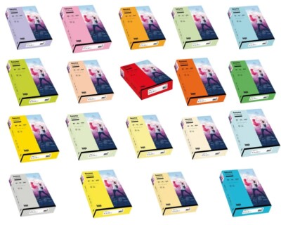 Tecno Kopierpapier colors DIN A4 120 g/qm 250 Blatt