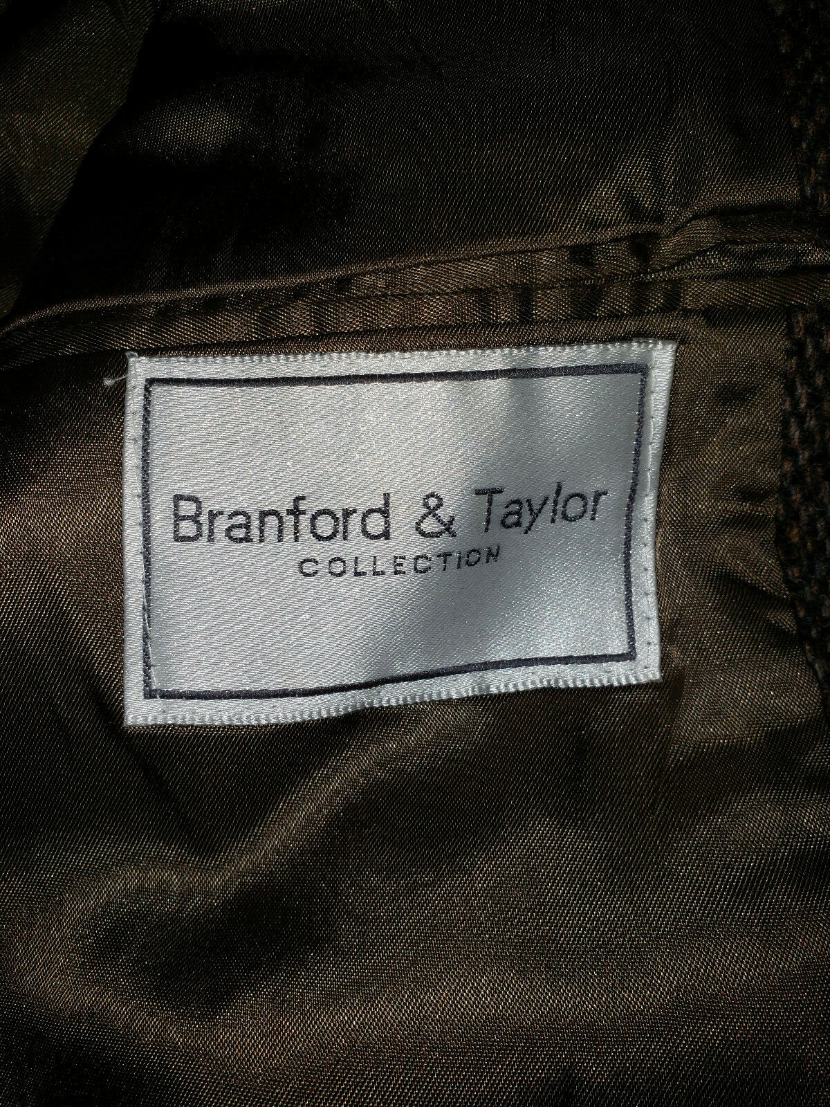 Branford & Taylor HARRIS TWEED Mens Jacket Blazer Bro… Gem