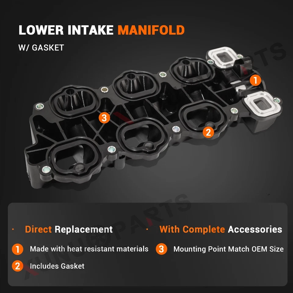 Colector de admisión inferior para Ford Edge 2015-2018 V6 3,5 L reemplaza # CT4Z9424C Foto 4 de 4