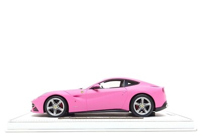 BBR Deluxe 1:18 Ferrari F12 Berlinetta is Qatar Pink Matte (#14/15