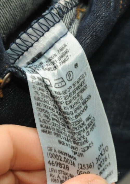 VINTAGE RARE LEVI'S ENGINEERED 10TH YEAR SPECIAL EDITION BUCKLE JEANS W30 L30 image 6