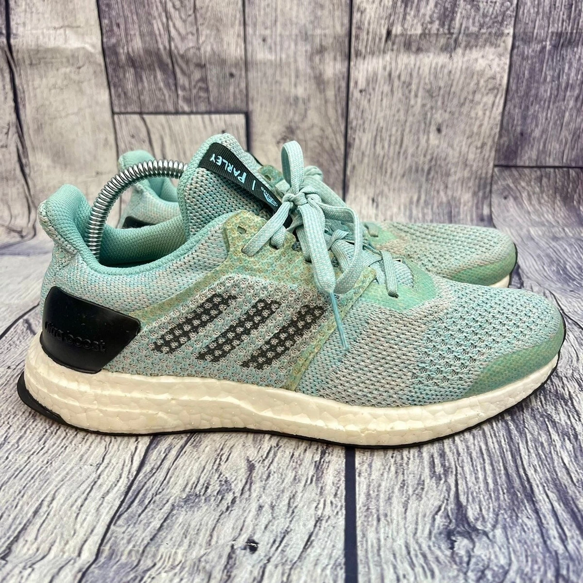 Adidas Boost ST Parley Blue Women&#039;s Size 6.5 Shoes AC8207 |