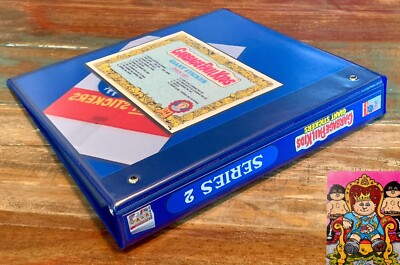 1986 GARBAGE PAIL KIDS SERIES 2 COMPLETE 15 CARD 5x7 GIANT STICKER SET IN  BINDER | eBay