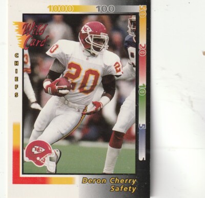 FREE SHIPPING-MINT-1992 Wild Card  Deron Cherry #83 BROWNS