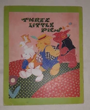 Vintage Three Little Pigs Book 1933 Fern Bisel Peat Hellen #986 Saalfield