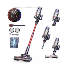 Cordless Vacuum Cleaner, 550W 45Kpa Vacuum Cleaners for Home, Stick Vacuum wi...