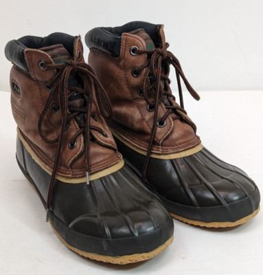 Mack Duck Boots Men's Size 11 752520 409 Waterproof Lower Leather Upper