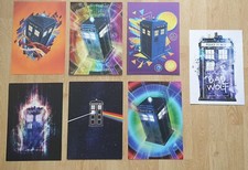 Doctor Who 7 A4 Tardis Artprints Brand New