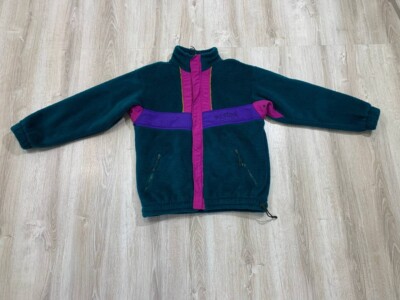 Mens jacket fleece vintage Helly Hansen Size L Color Green