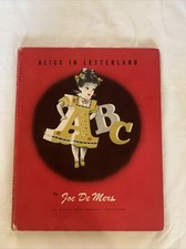 Alice in Letterland book By Joe De Mers 1946