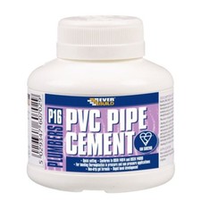 EVERBUILD P16 PLUMBERS PVC PIPE SOLVENT WELD CEMENT 250ml PIPE ADHESIVE GLUE