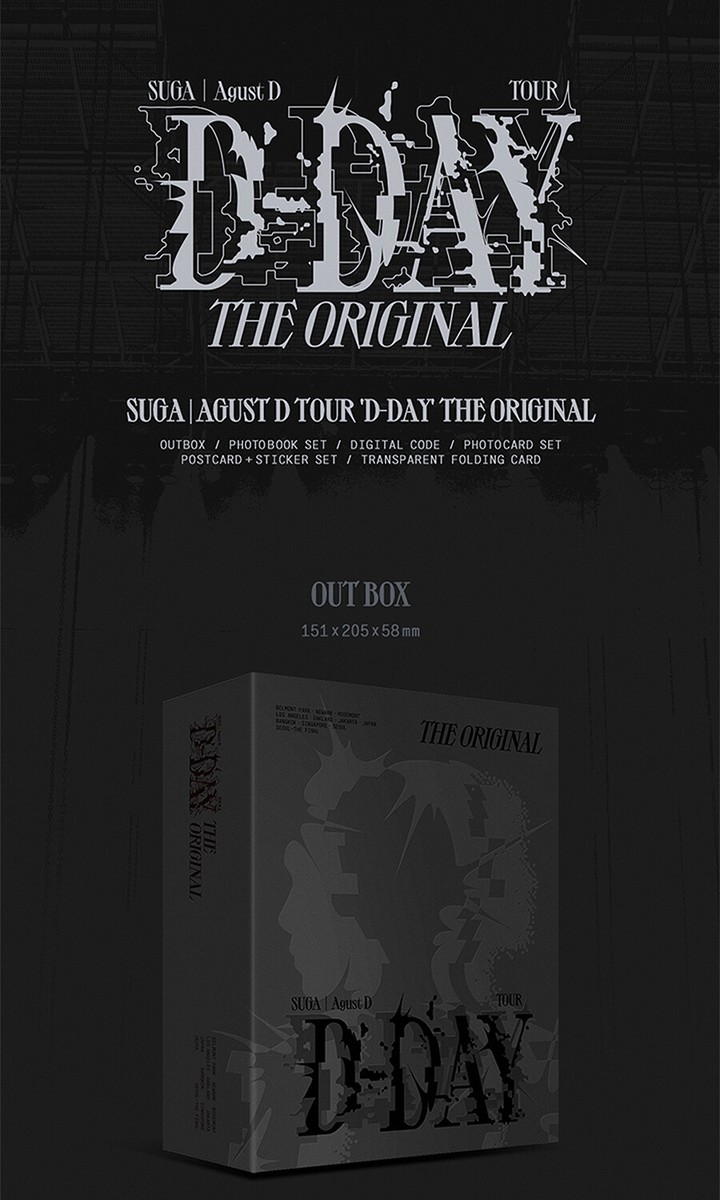 D-Day ORIGINAL 本体＋ポスター  未開封 Agustd/SUGA SUGA Agust D TOUR [ D-DAY ] The Original POSTER SET - Music