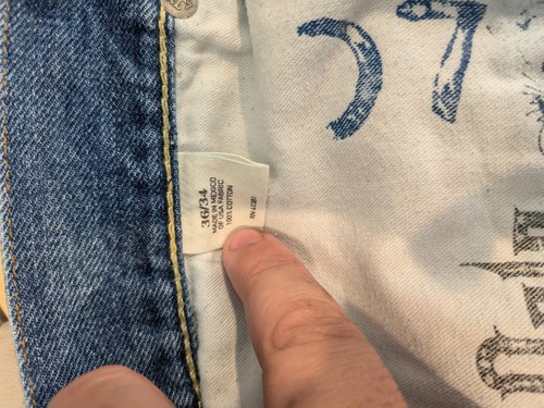 Polo Ralph Lauren 867 Classic Jeans Men 36 x 34 Blue Straight Leg - Picture 8 of 8