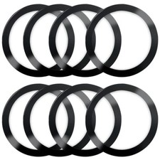 8 Pack Universal Metal Rings Sticker Compatible for Magnetic Wireless