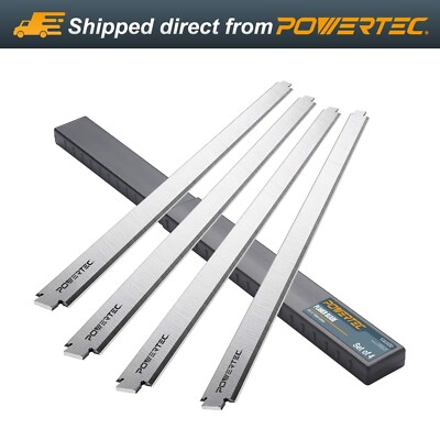 POWERTEC 13 Inch Planer Blades for Ryobi AP1301 Planer AC8630 Planer Knives, 4PK