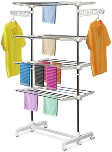 Sechoir A Linge Etendoir Pliable Ailes Laterales Sur 4 Niveaux Etendoir Gifi Ebay