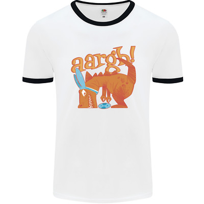 Osterei T-Rex als Hase Dinosaurier lustig Herren Klingel T-Shirt