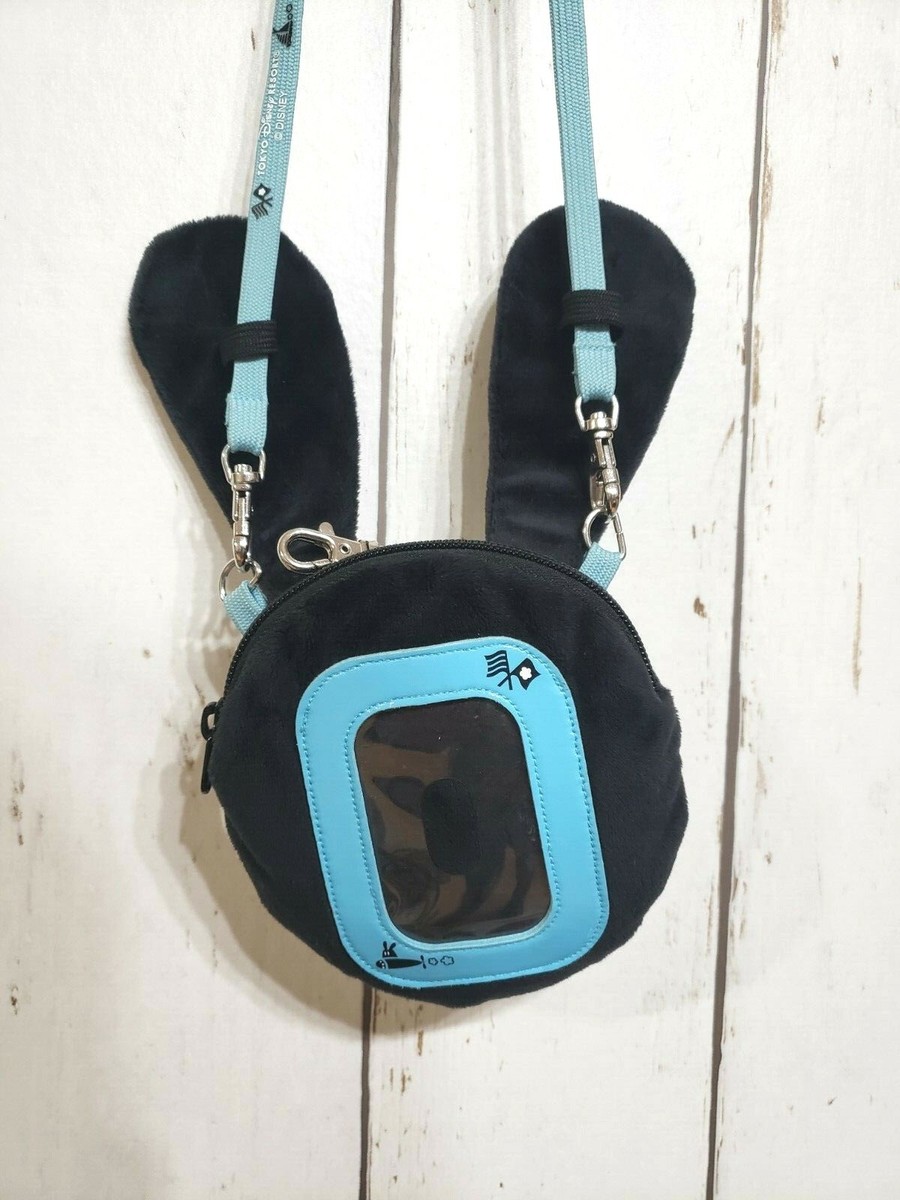 Tokyo Disney Oswald The Lucky Rabbit Face Plush Pass Case Card