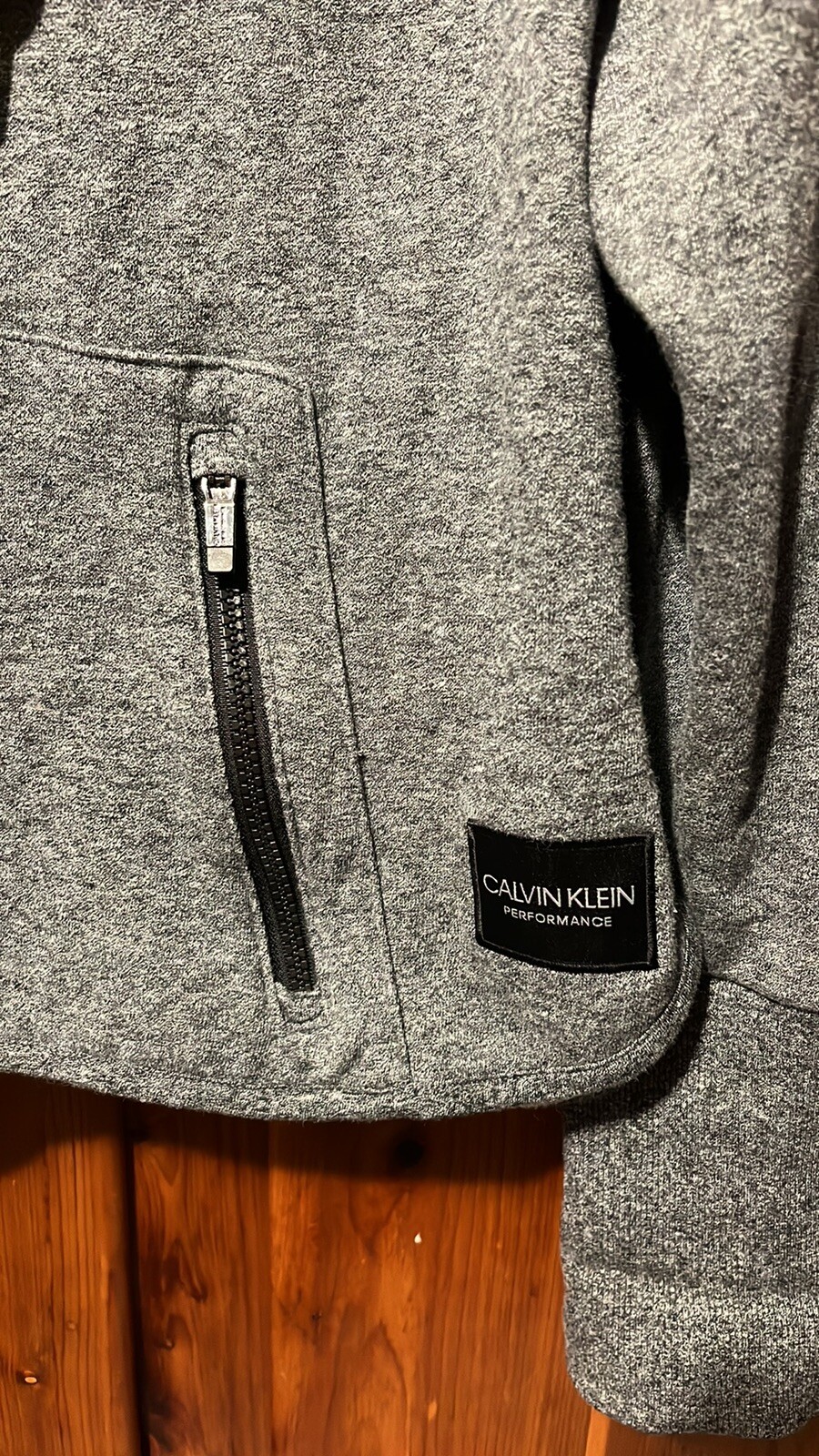 grey calvin klein performance jacket - image 3