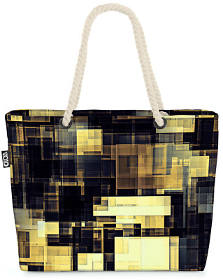 VOID Tasche Gold geometrisch Datenstrom Technik Kabel Lichter Weltraum