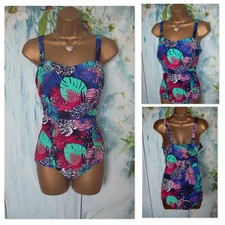 NEW LADIES GEORGE SWIMSUIT SIZE 14, Tropical Leaf Print Control Swimsuit
