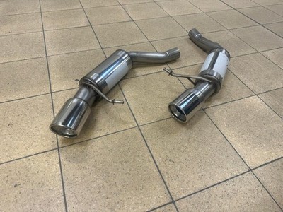 Endschalldämpfer Duplex Edelstahl Sportschalldämpfer AUDI A4 Typ B8