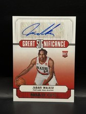 2022-23 Panini NBA Hoops - Great Significance - Jabari Walker #GS-JBW