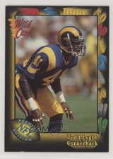 1991 Wild Card Todd Lyght #155 Rookie RC 9om. rookie card picture