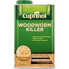 Cuprinol Woodworm Killer 1L Low Odour Treatment Kills Larvae & Eggs