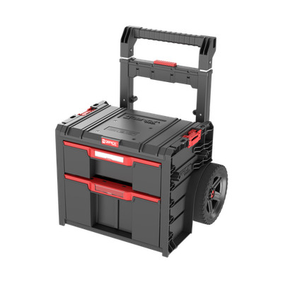 QBRICK SYSTEM PRO CART 2.0 PLUS DRAWER 2 | 9'' Räder, Teleskopgriff, M8