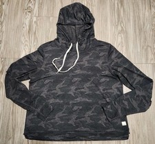 Vuori Camouflage Halo Essential Hoodie VW226 Women's Medium Black Grey