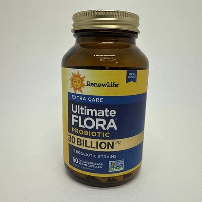 Renew Your Life Ultimate Flora Probiotics 30 Billion CFU- 60 Caps (free ship)