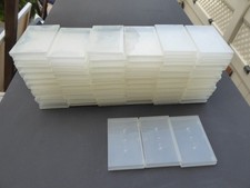 Lot Of 72 Vintage Clear Soft Flexible Blank Plastic Audio Cassette Tape Cases