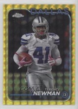 2024 Topps Chrome Yellow Geometric Refractor 24/75 Terence Newman #53 16wc