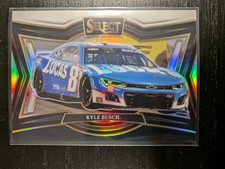 2025 Panini Select NASCAR Racing Pit Road Tier 159 Kyle Busch White Prizm 22/149