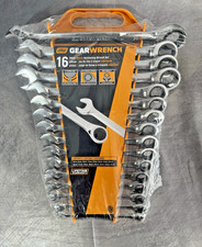 Gearwrench 72 Tooth Ratcheting Wrench Set 8mm To 24mm With Plastic Rack