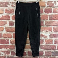 Athleta Pants Womens 4P Plain Black Tapered Ankle Stretchy Athletic Gym Pocketed