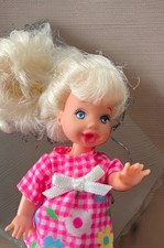 Mattel Blonde Bottle mouth Kelly Doll for Play Time Fun(Pjs, 2Diapers, Bib, Acc)