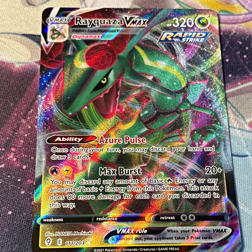 Pokemon TCG Rayquaza VMAX 111/203 Evolving Skies Ultra Rare Holo 320 HP