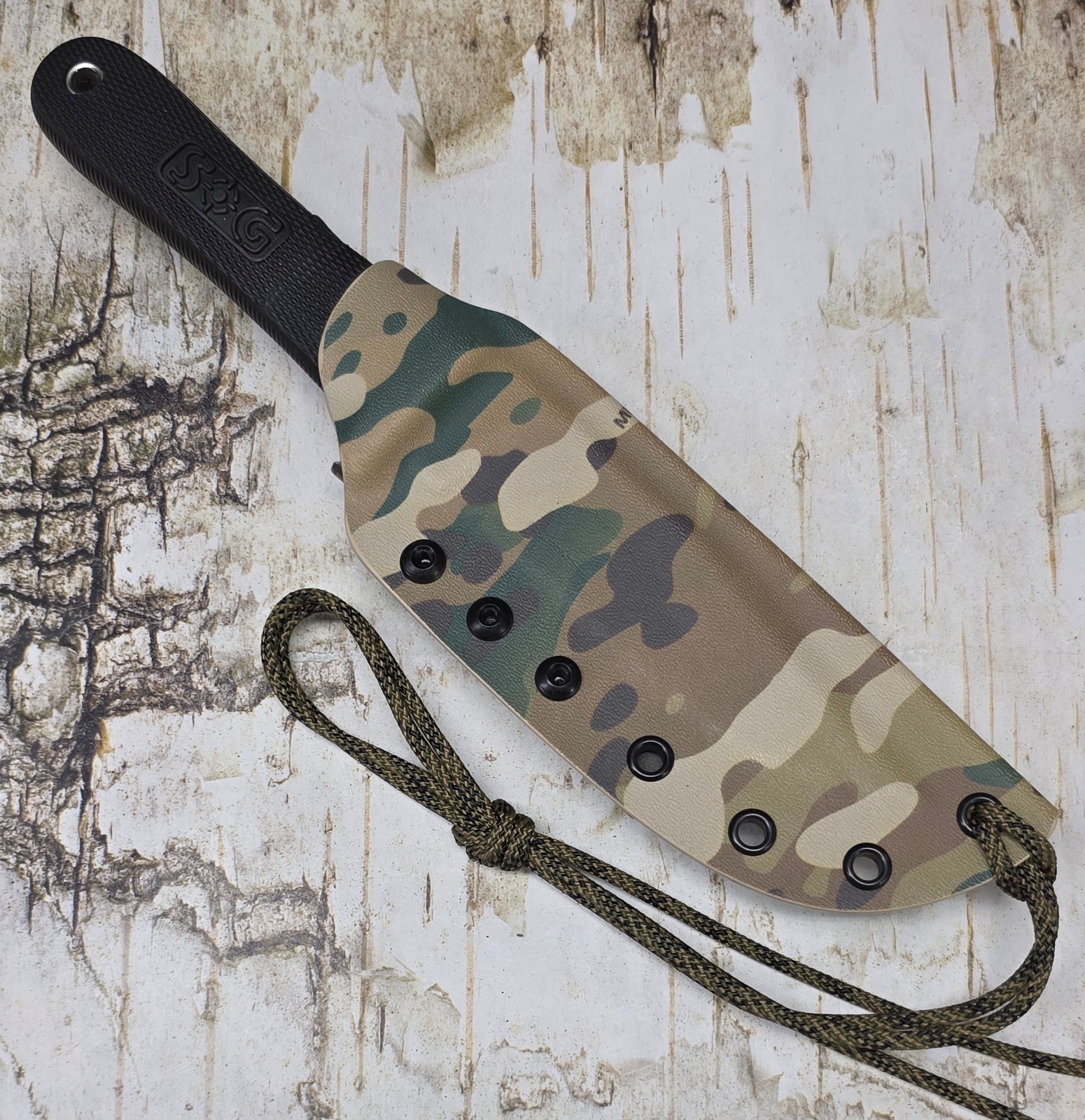 KYDEX SHEATH FOR SOG NW RANGER,  HAND MADE, COMBAT CLIP,  SO