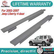 2x Slip-on Rocker Panel For 2002 03 04 05 06 07 Jeep Liberty 4 Door Lhrh Pair
