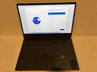 HP OMEN 16 Gaming Laptop | Ryzen 7 RTX 3060 Graphics | 16GB RAM 144Hz Display!
