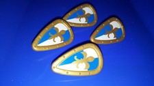 Playmobil Ritter 4 x Schild Schildeblau weiß gold Lilienritter Set top