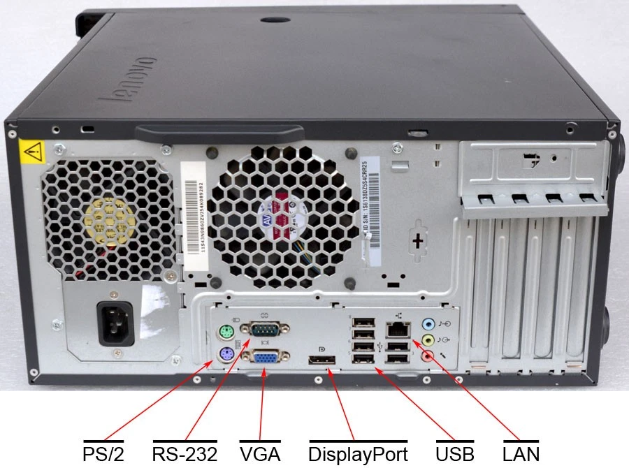 Lenovo Windows XP Computer Core2Duo 3GHz 4GB 160GB DVD-Rom Rs-232 Usb Lan M1291 - Image 4 of 4