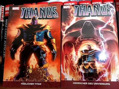 Thanos Herrscher des Universums Tödlicher Titan Megaband 1-2 Panini Gillen Cates