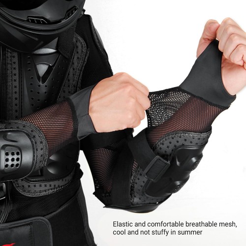 Motorcycle Full Body Armor Jacket spine chest protection gear Motocross Motos... - Picture 5 of 7